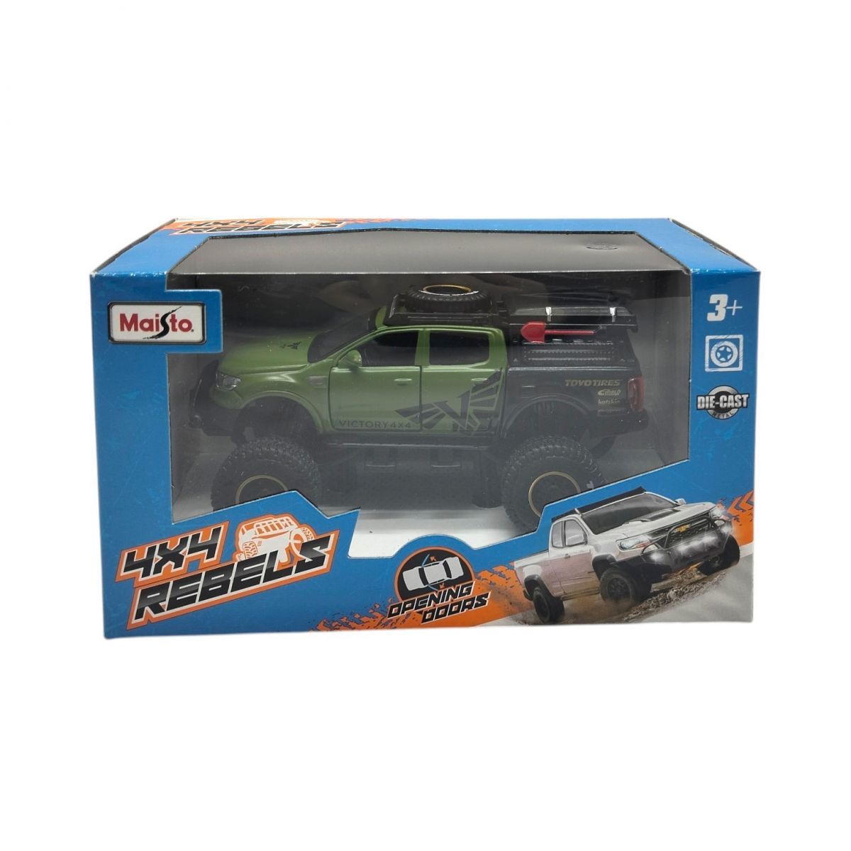 Машинка іграшкова Rebels 4х4 Toyota (ЗЕЛЕНИЙ)  фото 1