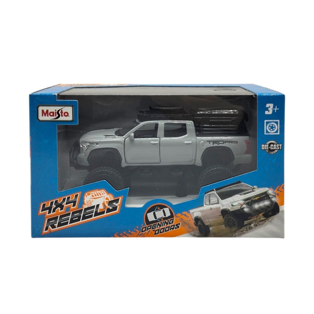 Машинка игрушечная Rebels 4х4 Toyota (СЕРЫЙ)  фото 1
