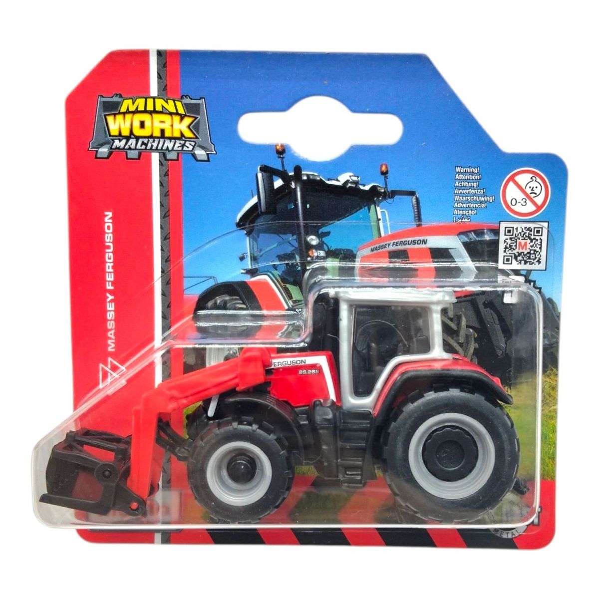 Машинка іграшкова Mini Work Machine Tractors with Front Loader (ЧЕРВОНИЙ)  фото 1
