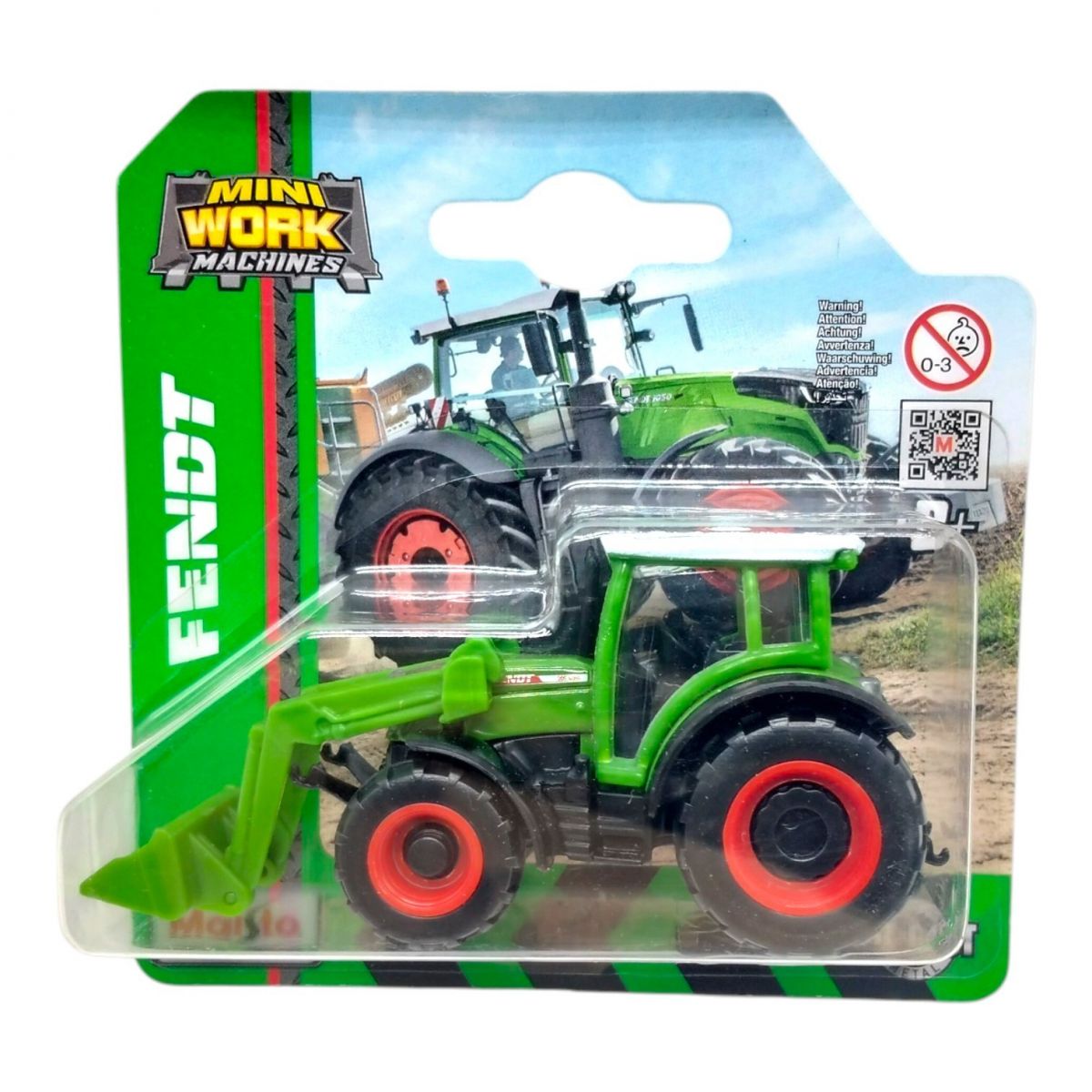 Машинка игрушечная Mini Work Machine Tractors with Front Loader (ЗЕЛЕНЫЙ)  фото 1