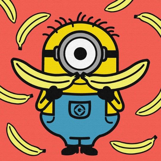 Картина по номерах для дітей UN "Minions: Агент Банана" 25х25см  фото 1