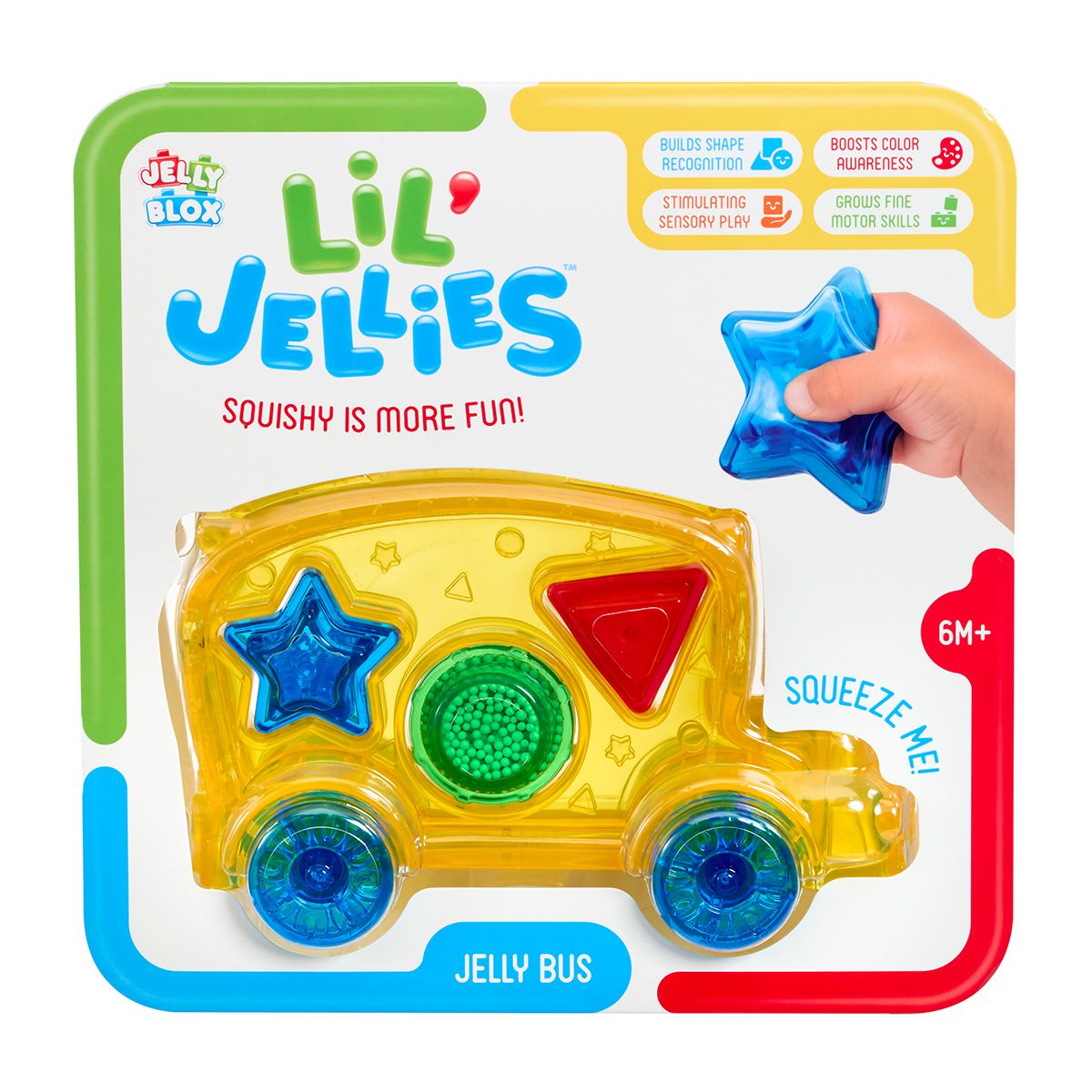 Сенсорний конструктор JELLY BLOX серії "Lilʼ Jellies" - АВТОБУС  фото 1