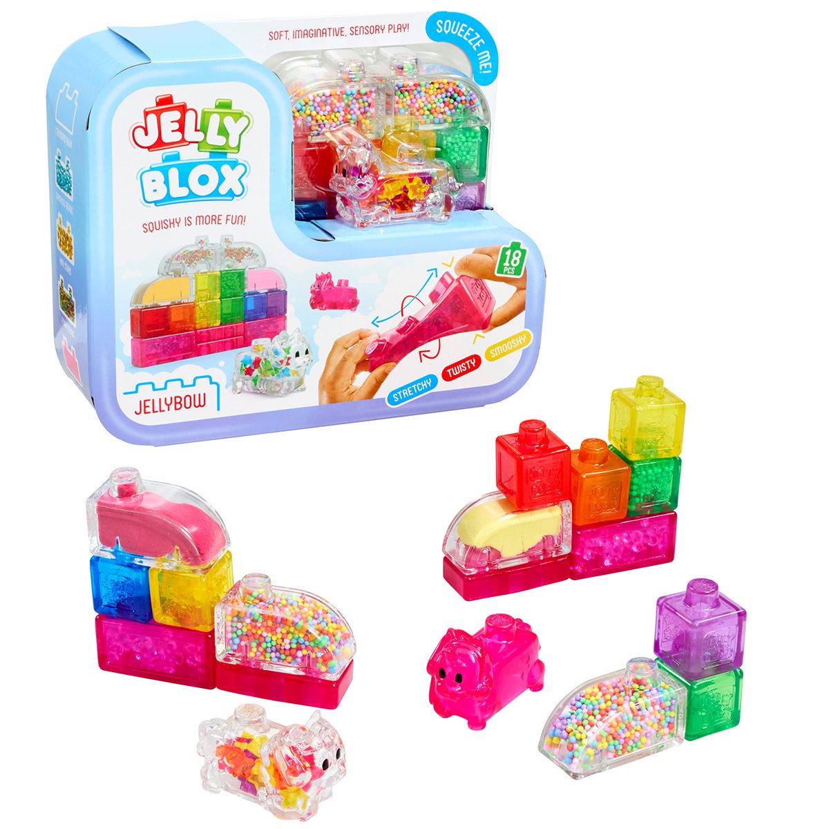 Сенсорний конструктор JELLY BLOX - ВЕСЕЛКА  фото 1