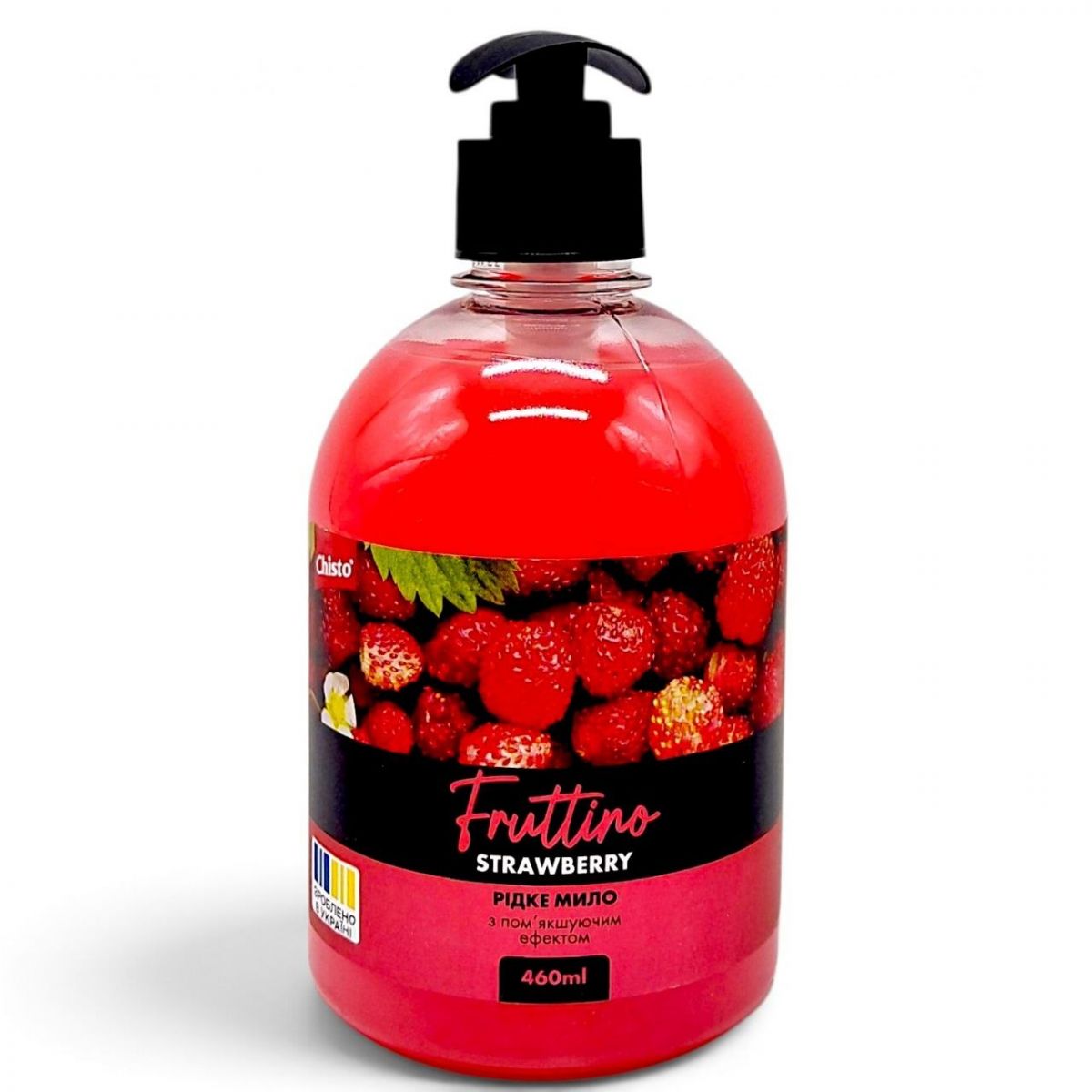 Рідке мило "Chisto Fruttino" 460 мл Strawberry  фото 1