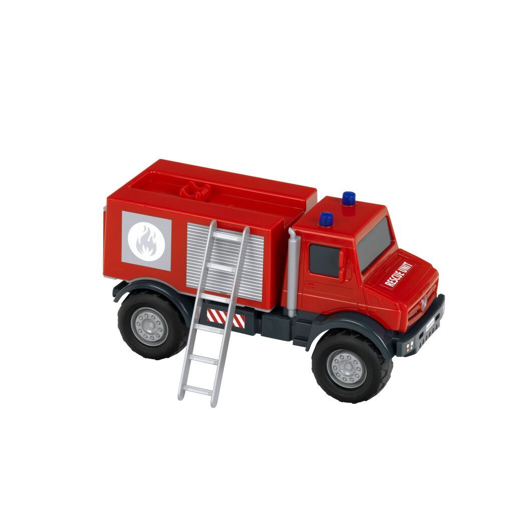 Пожежний автомобіль Unimog з етикеткою (12х24х11 см)  фото 1
