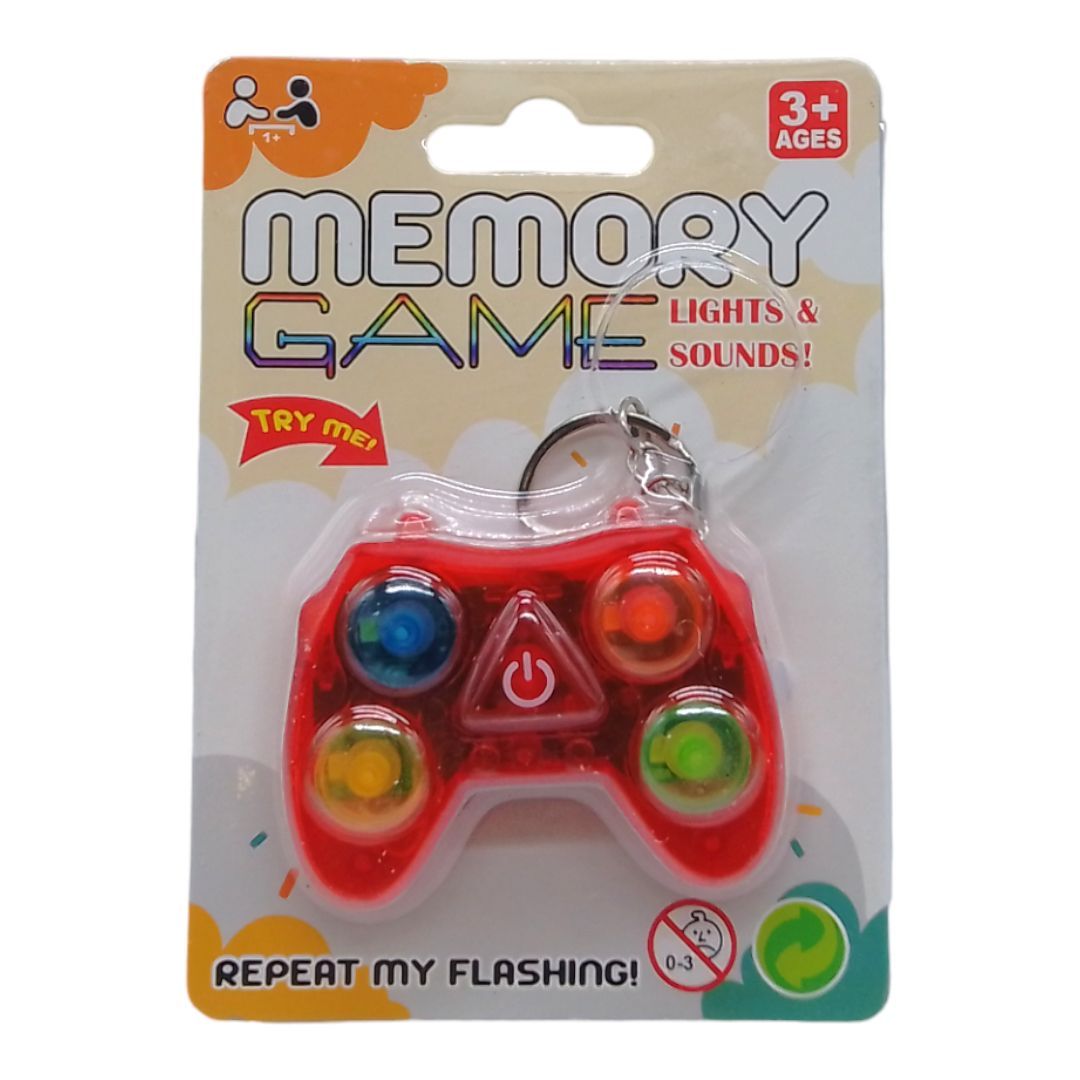 Уценка.  Игра-брелок "Memory Game: геймпад" звуки, подсветка Не работает електроника  фото 1
