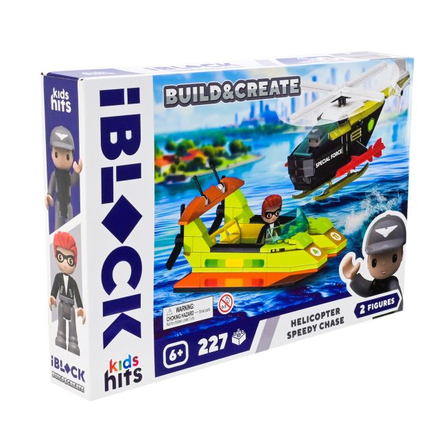 Конструктор IBLOCK JUNIOR 227 дет.  короб.  32*21. 5*5  фото 1