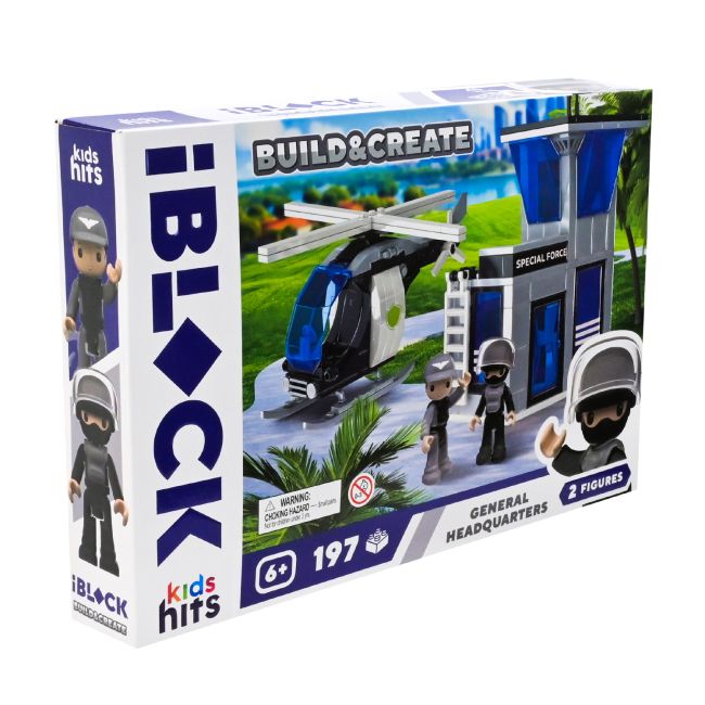 Конструктор IBLOCK JUNIOR 197дет.  короб.  32*21. 5*5  фото 1