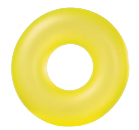 Надувной круг "Неон"﻿ (желтый)