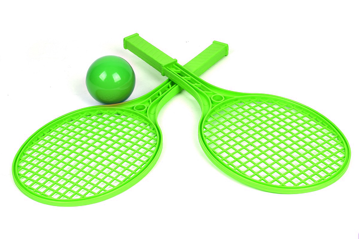 Детский набор для игры в теннис ТехноК (зеленый)