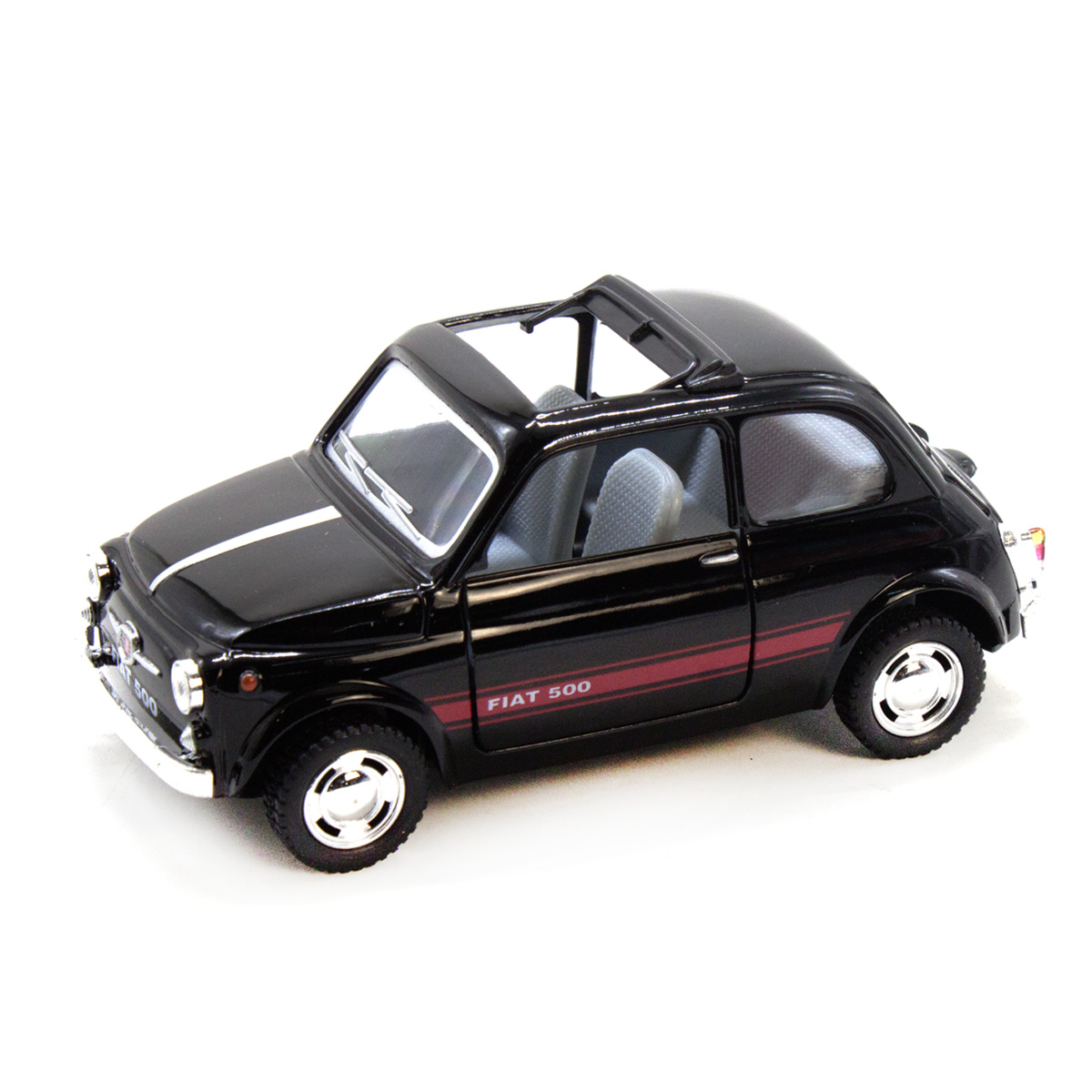 Машинка KINSMART "Fiat 500" (черная)