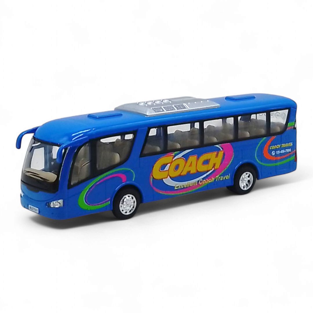Машинка KINSFUN "Автобус" (синій) Машинка KINSFUN "Автобус" (синій)