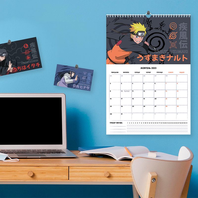 Календар-планер "Аніме.  Наруто" (12+4 місяців)