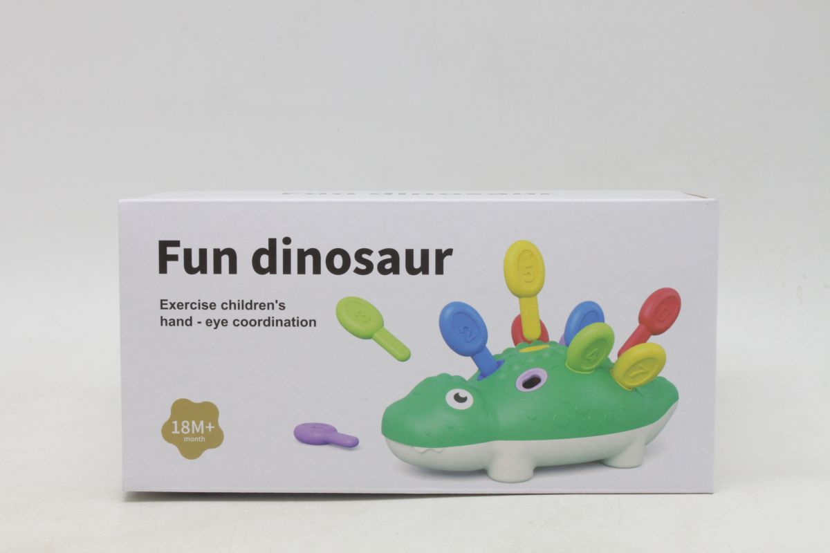 Іграшка "Сортер Динозавр" кольори та цифри