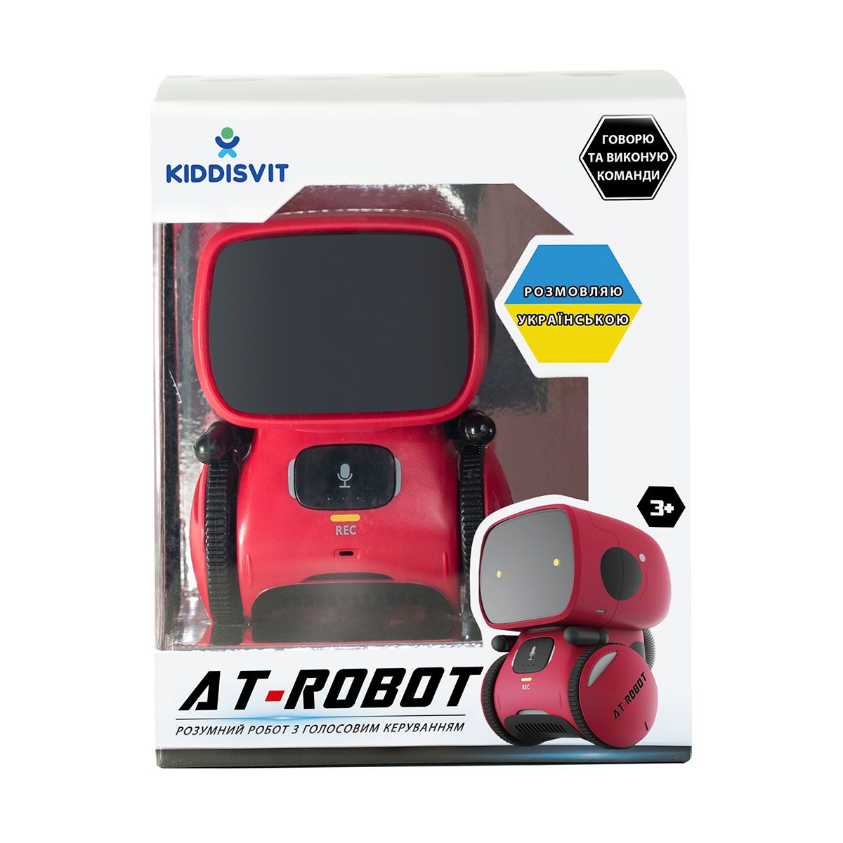 Інтерактивний робот з голосовим керуванням "AT-ROBOT", укр