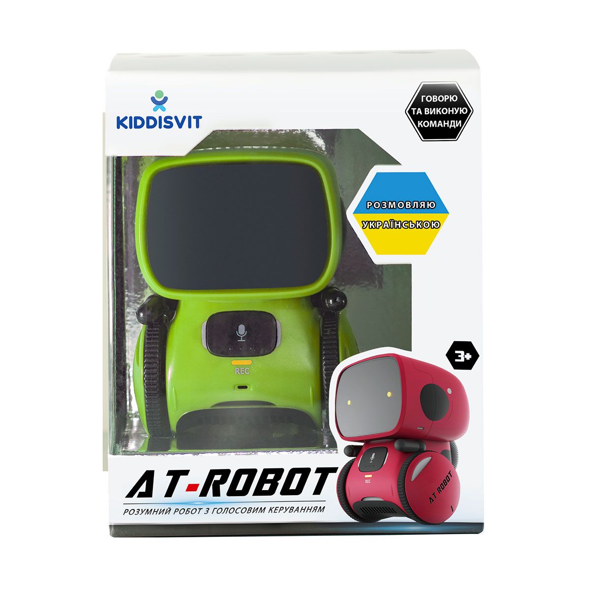 Інтерактивний робот з голосовим керуванням "AT-ROBOT", укр