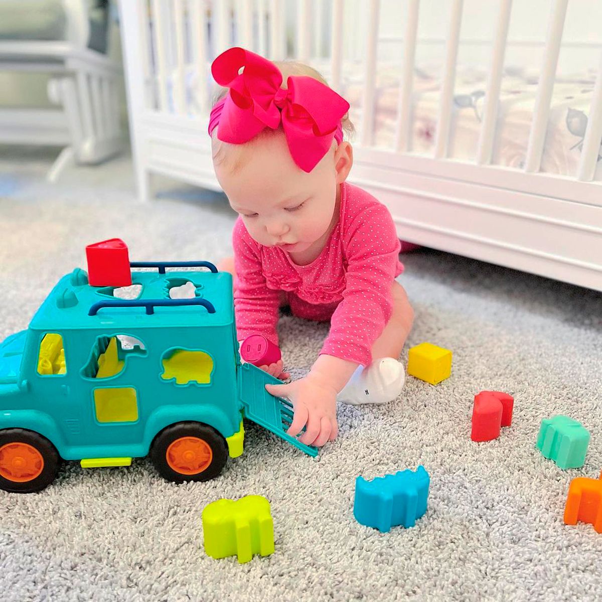 Ігровий набір-сортер - Вантажівка Сафарі (колір море)  фото 4