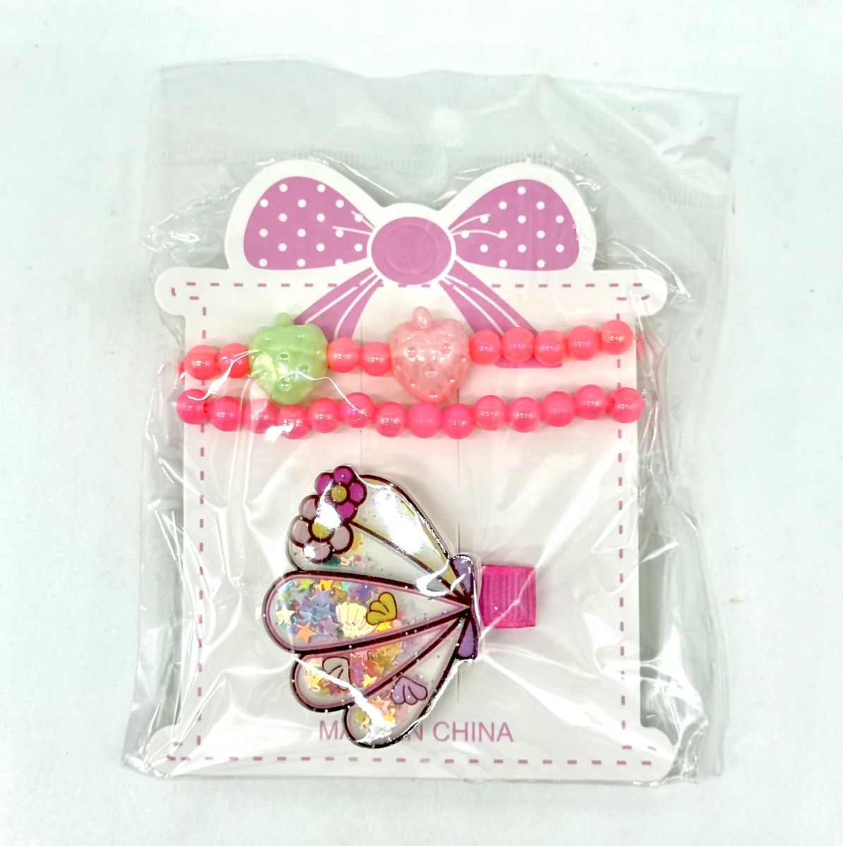 Набір аксесуарів - 3 штуки, браслети/заколка (МІКС ВИДІВ)  фото 4