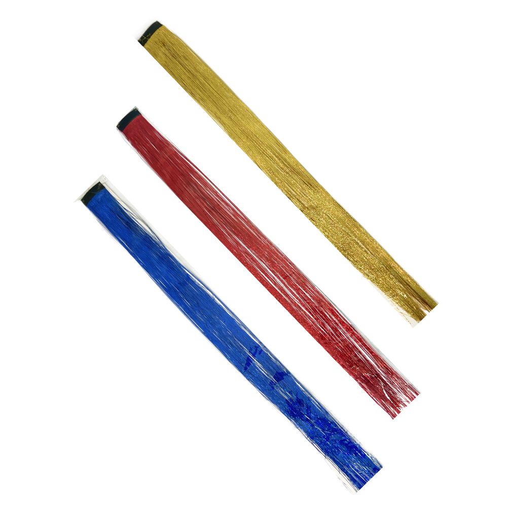 Пасма для волосся-блискучі (МІКС ВИДІВ)  фото 4