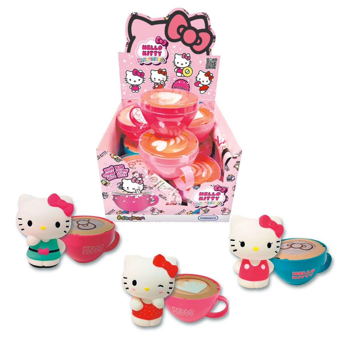 Коллекционная фигурка-сюрприз "Hello Kitty" (малиновый)