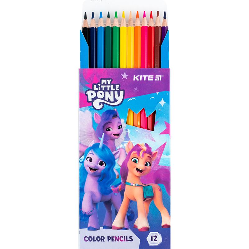 Олівці кольорові, 12 шт. My Little Pony Олівці кольорові, 12 шт. My Little Pony