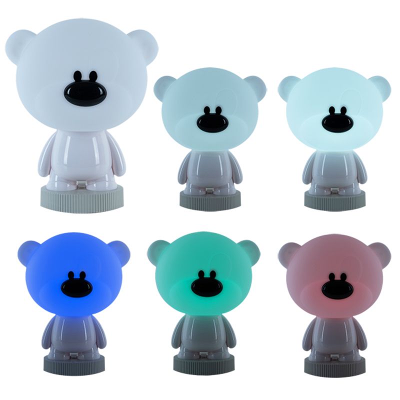 Светильник-ночник LED с аккумулятором Bear, белый Светильник-ночник LED с аккумулятором Bear, белый