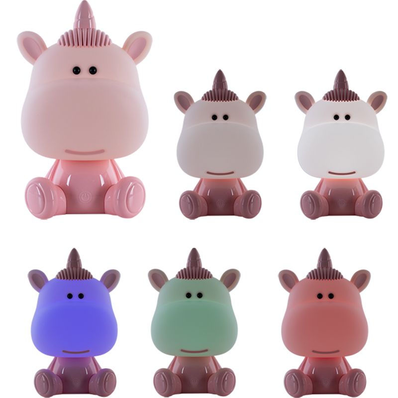Світильник-нічник LED з акумулятором Unicorn, рожевий Світильник-нічник LED з акумулятором Unicorn, рожевий