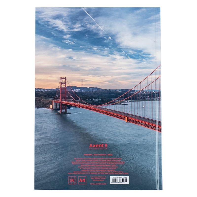 Книга записна А4 96арк. , кліт. , Connect Книга записна А4 96арк. , кліт. , Connect