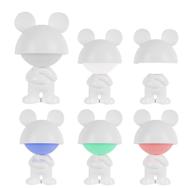 Світильник-нічник LED з акумулятором Dreamy Mouse, білий Світильник-нічник LED з акумулятором Dreamy Mouse, білий