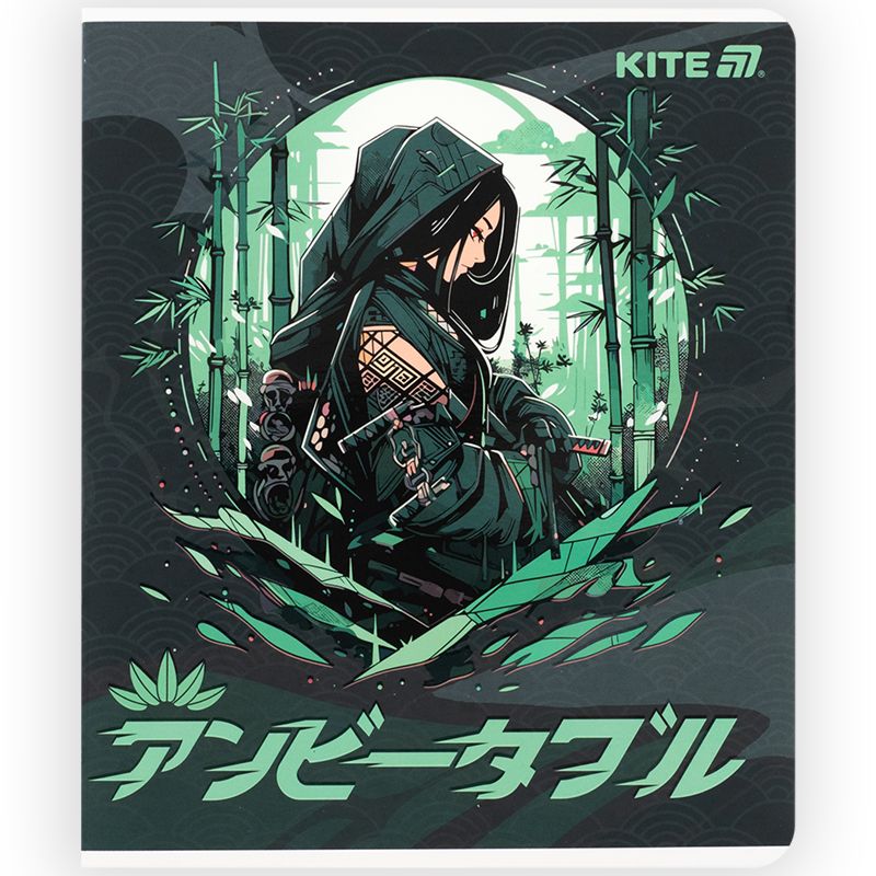 Зошит 48 арк. , кл. , софт тач + УФ лак, Kite Anime Зошит 48 арк. , кл. , софт тач + УФ лак, Kite Anime