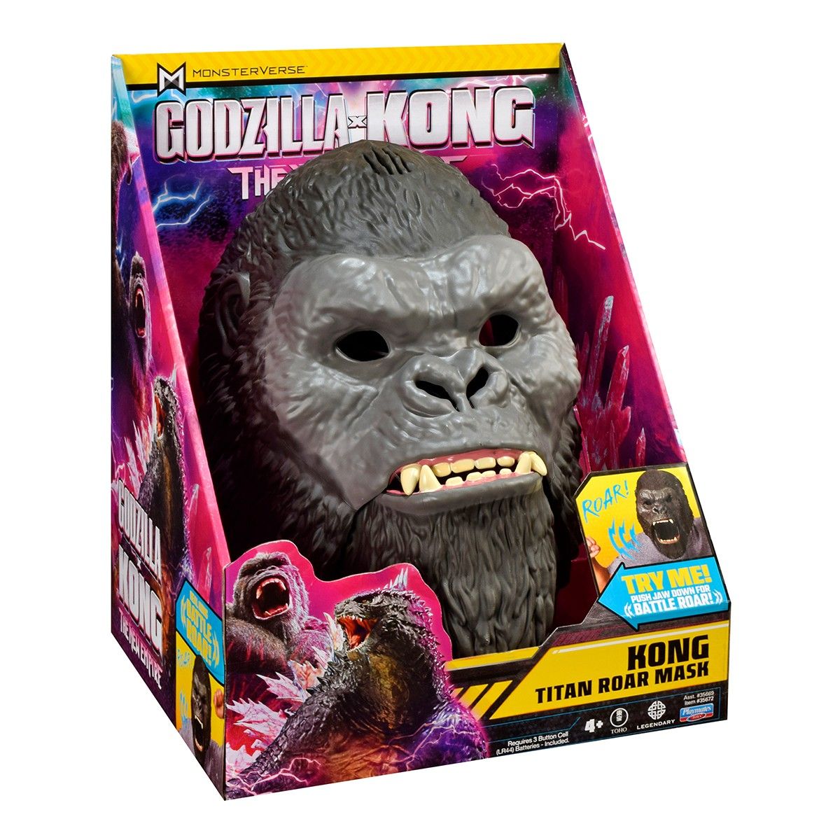 Інтерактивна іграшка Godzilla vs. Kong - Маска Конга (звук) Інтерактивна іграшка Godzilla vs. Kong - Маска Конга (звук)