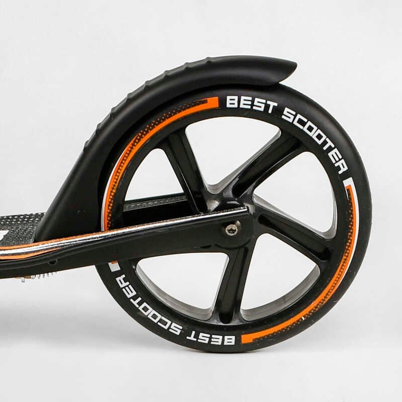 Самокат алюминиевый Best Scooter 79740 колеса PU, ФАРА, зажим руля, d передних колес - 230мм, d задних колес 200мм, 1 амортизатор передний Самокат алюминиевый Best Scooter 79740 колеса PU, ФАРА, зажим руля, d передних колес - 230мм, d задних колес 200мм, 1 амортизатор передний