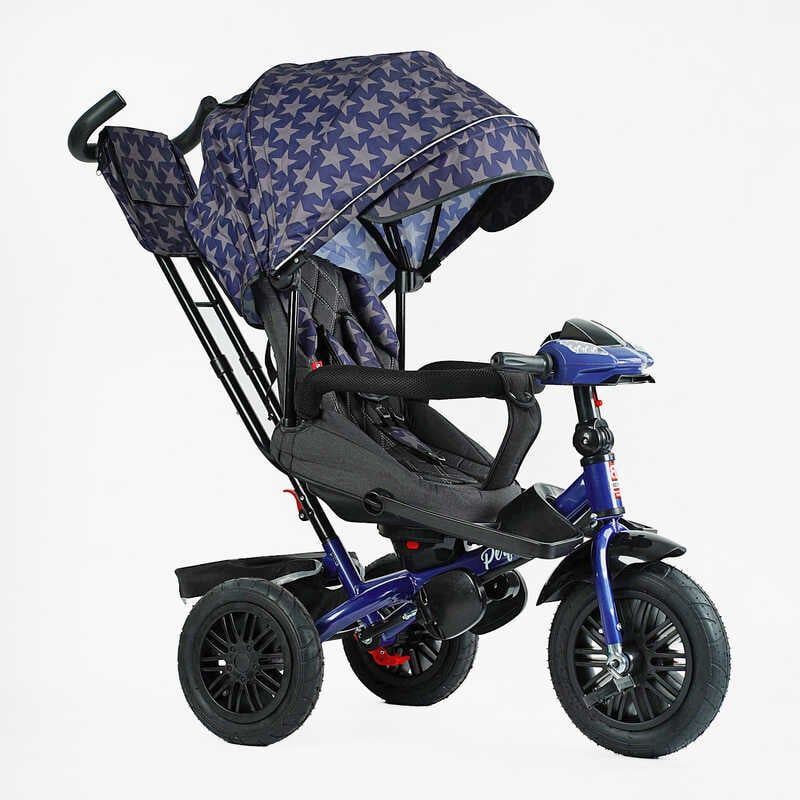 Велосипед 3-х колісний "BestTrike Perfetto" (поворотне сидіння, колеса гумові надувні, кошик, фара музична, USB, Bluetooth) фото 4 Велосипед 3-х колісний "BestTrike Perfetto" (поворотне сидіння, колеса гумові надувні, кошик, фара музична, USB, Bluetooth) фото 4