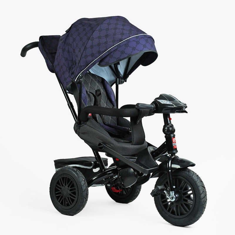 Велосипед 3-х колісний "BestTrike Perfetto" (поворотне сидіння, колеса гумові надувні, кошик, фара музична, USB, Bluetooth) фото 4 Велосипед 3-х колісний "BestTrike Perfetto" (поворотне сидіння, колеса гумові надувні, кошик, фара музична, USB, Bluetooth) фото 4