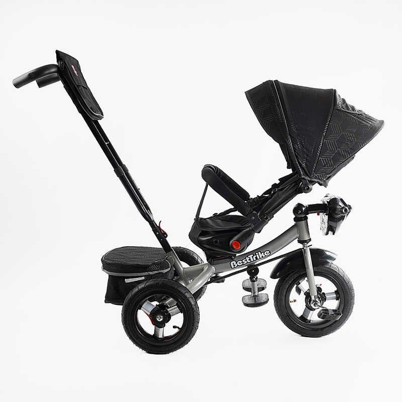 Велосипед "Best Trike" (ПОВОРОТНОЕ СИДЕНИЕ, СЛОЖНОЕ КЕРМО, ФАРА МУЗЫКАЛЬНАЯ С USB, Bluetooth НАДУВНЫЕ КОЛЕСА, ПУЛЬТ ВКЛЮЧЕНИЯ СВЕТА И ЗВУКА)  фото 4