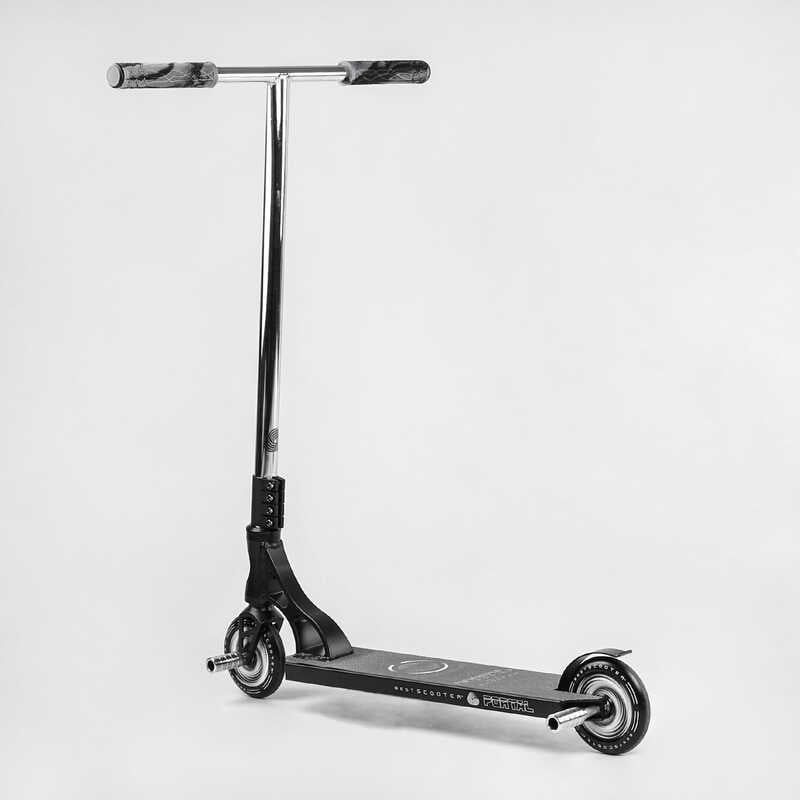 Самокат трюковий "Best Scooter. Portal" (HIC-система, ПЕГИ, алюмінієвий диск та дека, колеса PU, d=120 мм, ширина керма 58 см) фото 4 Самокат трюковий "Best Scooter. Portal" (HIC-система, ПЕГИ, алюмінієвий диск та дека, колеса PU, d=120 мм, ширина керма 58 см) фото 4