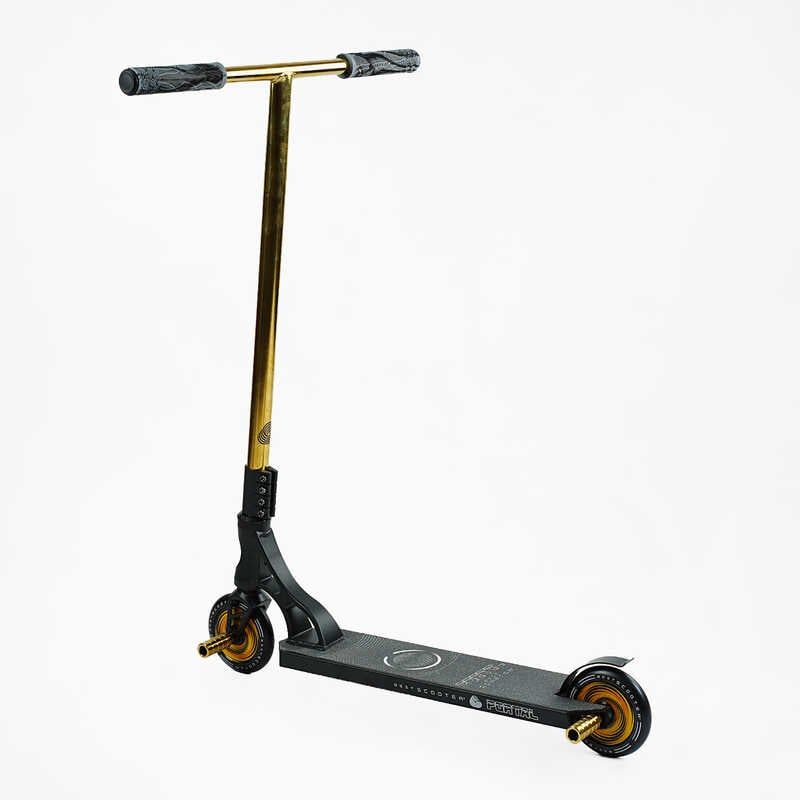 Самокат трюковий "Best Scooter. Portal" (HIC-система, ПЕГИ, алюмінієвий диск та дека, колеса PU, d=120 мм, ширина керма 58 см) фото 4 Самокат трюковий "Best Scooter. Portal" (HIC-система, ПЕГИ, алюмінієвий диск та дека, колеса PU, d=120 мм, ширина керма 58 см) фото 4