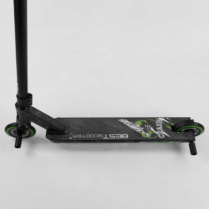 Самокат трюковий "Best Scooter. CRASH" (HIC-система, ПЕГІ, алюмінієвий диск і дека, колеса 110 мм PU, ширина керма - 57 см, в коробці) фото 4 Самокат трюковий "Best Scooter. CRASH" (HIC-система, ПЕГІ, алюмінієвий диск і дека, колеса 110 мм PU, ширина керма - 57 см, в коробці) фото 4