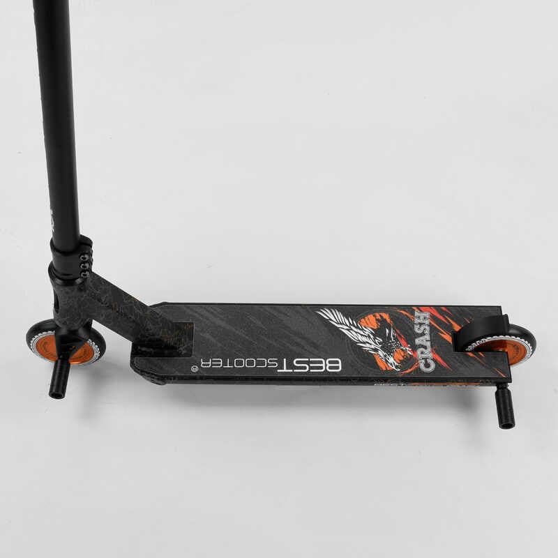 Самокат трюковий "Best Scooter. CRASH" (HIC-система, ПЕГИ, алюмінієвий диск і дека, колеса 110 мм PU, ширина керма - 57 см, в коробці) фото 4 Самокат трюковий "Best Scooter. CRASH" (HIC-система, ПЕГИ, алюмінієвий диск і дека, колеса 110 мм PU, ширина керма - 57 см, в коробці) фото 4