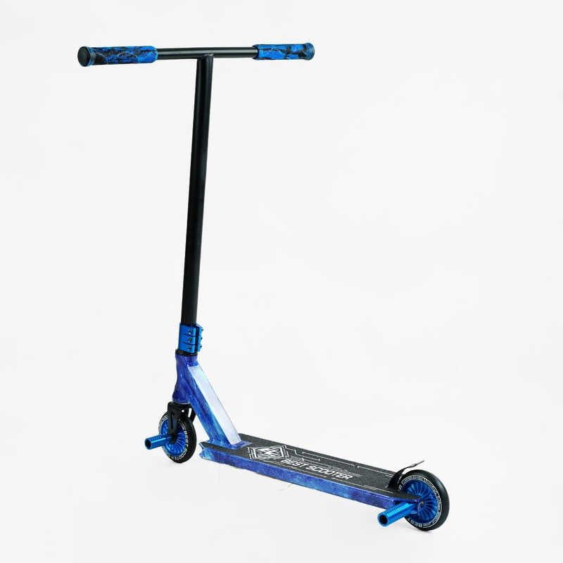 Самокат трюковий "Best Scooter" (HIC-система, ПЕГИ, алюмінієвий диск та дека з ПРИНТОМ, колеса PU, d = 110мм, ширина керма - 60 см) фото 4 Самокат трюковий "Best Scooter" (HIC-система, ПЕГИ, алюмінієвий диск та дека з ПРИНТОМ, колеса PU, d = 110мм, ширина керма - 60 см) фото 4