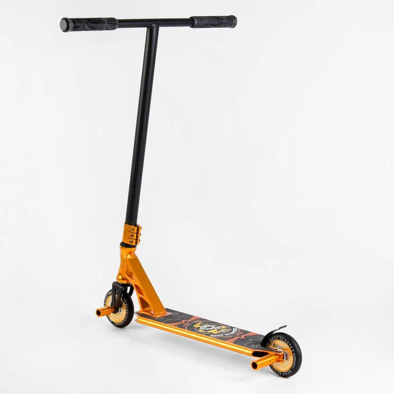 Самокат трюковий "Best Scooter" (HIC-система, ПЕГИ, алюмінієвий диск та дека, АНОДОВАНЕ ФАРБУВАННЯ, колеса PU, d = 110мм, ширина керма - 60 см) фото 4 Самокат трюковий "Best Scooter" (HIC-система, ПЕГИ, алюмінієвий диск та дека, АНОДОВАНЕ ФАРБУВАННЯ, колеса PU, d = 110мм, ширина керма - 60 см) фото 4