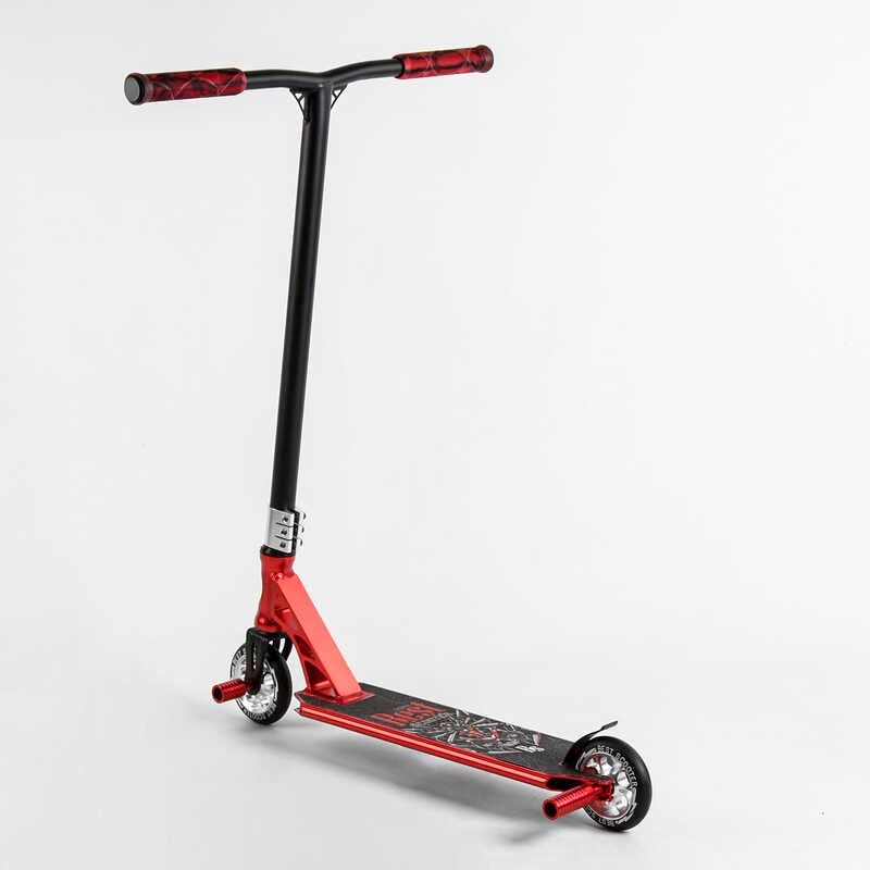 Самокат трюковий "Best Scooter" (HIC-система, ПЕГИ, алюмінієвий диск та дека, АНОДОВАНЕ ФАРБУВАННЯ, колеса PU, d = 110мм, ширина керма - 60 см) фото 4 Самокат трюковий "Best Scooter" (HIC-система, ПЕГИ, алюмінієвий диск та дека, АНОДОВАНЕ ФАРБУВАННЯ, колеса PU, d = 110мм, ширина керма - 60 см) фото 4