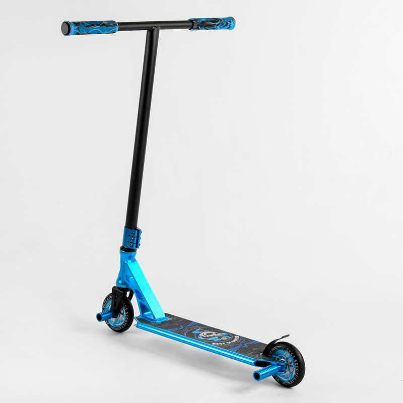 Самокат трюковий "Best Scooter" (HIC-система, ПЕГИ, алюмінієвий диск та дека, АНОДОВАНЕ ФАРБУВАННЯ, колеса PU, d = 110мм, ширина керма - 60 см) фото 4 Самокат трюковий "Best Scooter" (HIC-система, ПЕГИ, алюмінієвий диск та дека, АНОДОВАНЕ ФАРБУВАННЯ, колеса PU, d = 110мм, ширина керма - 60 см) фото 4
