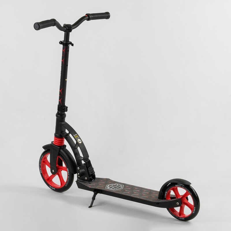 Самокат двоколісний "Best Scooter" (колеса PU, d переднього колеса - 23 см, d заднього колеса - 18 см, 1 амортизатор) фото 4 Самокат двоколісний "Best Scooter" (колеса PU, d переднього колеса - 23 см, d заднього колеса - 18 см, 1 амортизатор) фото 4
