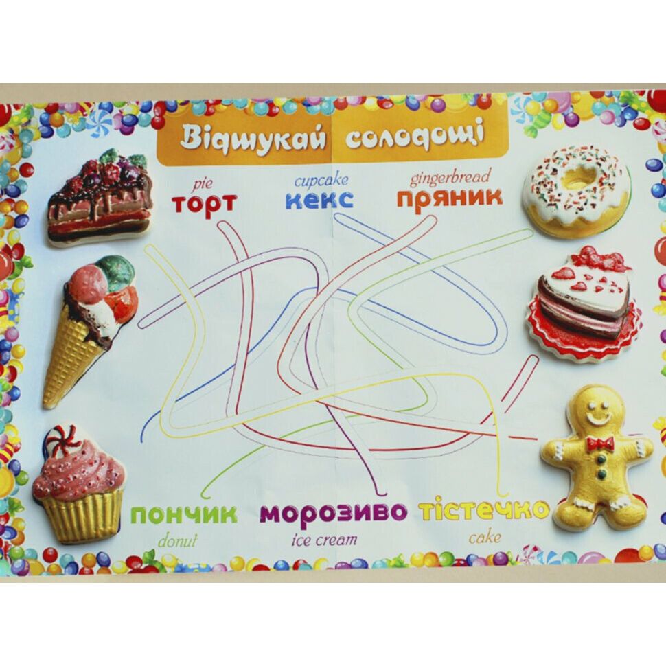 Кондитерська лавка. Гіпсова розмальовка на магнітах фото 4 Кондитерська лавка. Гіпсова розмальовка на магнітах фото 4