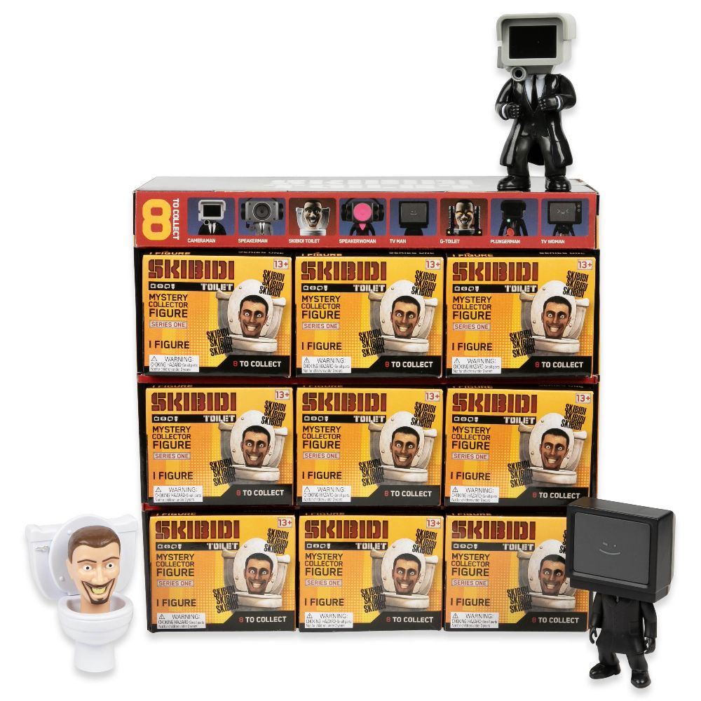 Іграшка-сюрприз з колекційною фігуркою Mystery Figure, Skibidi Toilet фото 4 Іграшка-сюрприз з колекційною фігуркою Mystery Figure, Skibidi Toilet фото 4
