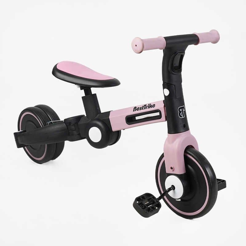 Велосипед 3-х колесный BS-11402 Best Trike колеса EVA переднее 8'', заднее 6'', нейлоновая рама, трансформируется в велобег, подсветка, в коробке фото 4 Велосипед 3-х колесный BS-11402 Best Trike колеса EVA переднее 8'', заднее 6'', нейлоновая рама, трансформируется в велобег, подсветка, в коробке фото 4