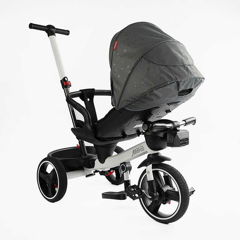 Велосипед "BestTrike Marco" (поворотне сидіння, складне кермо, колеса з прогумованим PU, кошик, телескопічна ручка, фара музична) фото 4 Велосипед "BestTrike Marco" (поворотне сидіння, складне кермо, колеса з прогумованим PU, кошик, телескопічна ручка, фара музична) фото 4