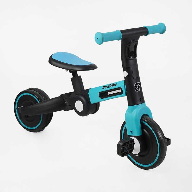 Велосипед 3-х колісний BS-77552 Best Trike (1) колеса EVA переднє 8’’, заднє 6’’, нейлонова рама, трансформується у велобіг, підсвічування, в коробці фото 4 Велосипед 3-х колісний BS-77552 Best Trike (1) колеса EVA переднє 8’’, заднє 6’’, нейлонова рама, трансформується у велобіг, підсвічування, в коробці фото 4