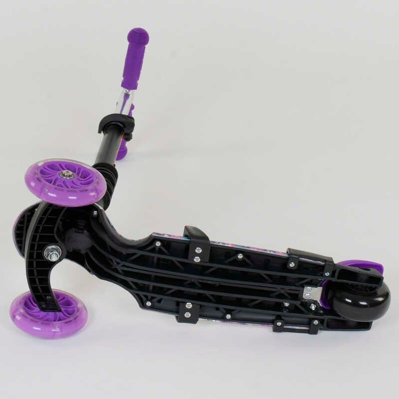 Самокат 5в1 19870 (1) Best Scooter, АБСТРАКЦІЯ, PU колеса, ПІДСВІЧУВАННЯ КОЛІС, в коробці фото 4 Самокат 5в1 19870 (1) Best Scooter, АБСТРАКЦІЯ, PU колеса, ПІДСВІЧУВАННЯ КОЛІС, в коробці фото 4